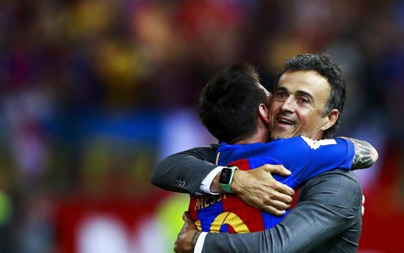 Messi e Luis Enrique Foto: Tribu Magazine