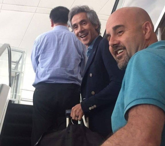Paulo Sousa in Cina per trattare con lo Jiangsu Suning: le foto preview
