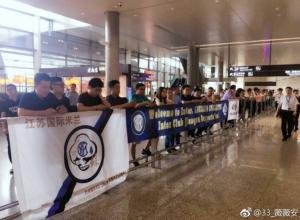 Spalletti in Cina attesa tifosi Inter Foto Weibo