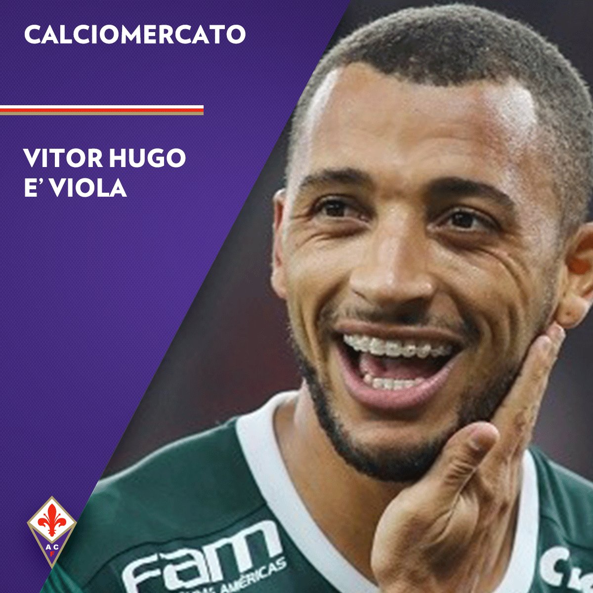 Terza Maglia Fiorentina VITOR HUGO Terza Maglia Fiorentina VITOR HUGO