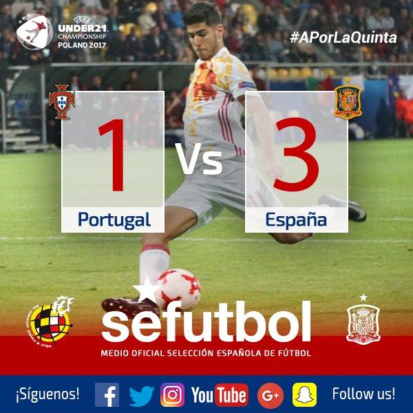 Europei Under 21: la Spagna stende 3-1 il Portogallo e vola in semifinale article-post