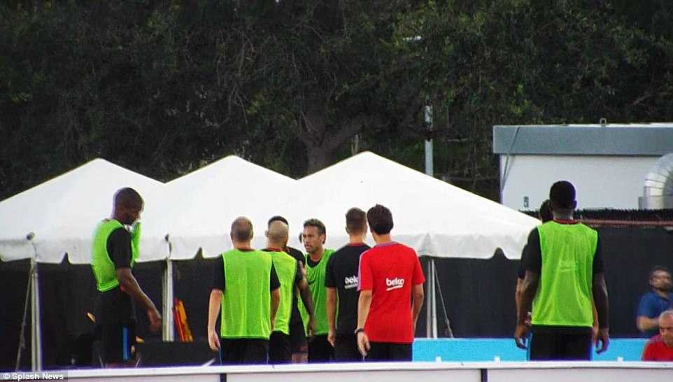 Barcellona: rissa tra Neymar e Semedo durante l’allenamento article-post