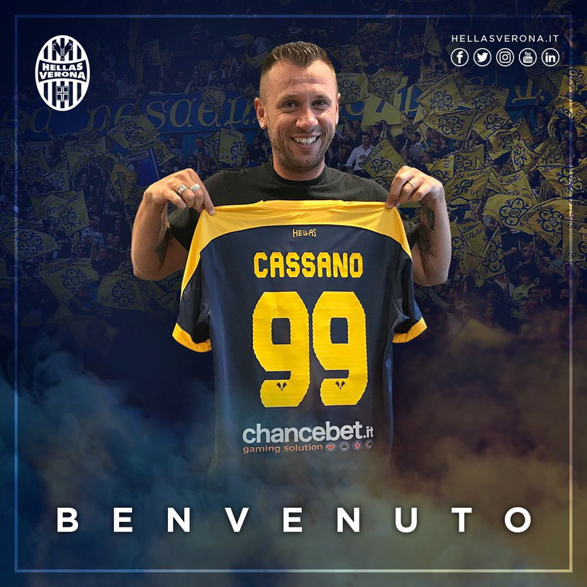 Cassano ha già cambiato idea: sta per lasciare il Verona! preview