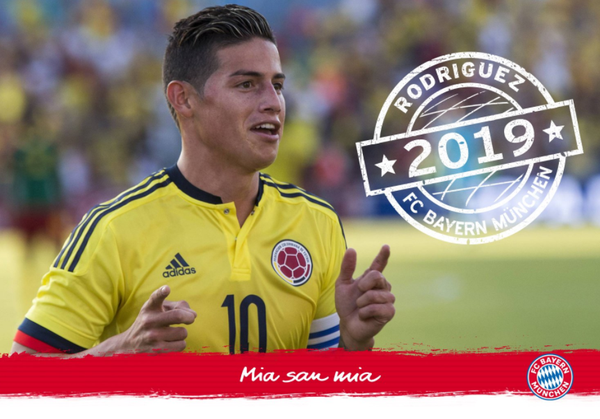 È ufficiale: Bayern, ecco James Rodriguez. Contratto fino al 2019 article-post