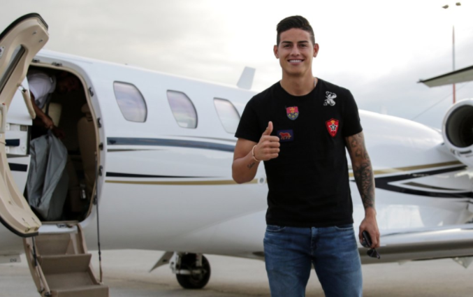 Bayern, James Rodriguez atterrato a Monaco. La foto preview