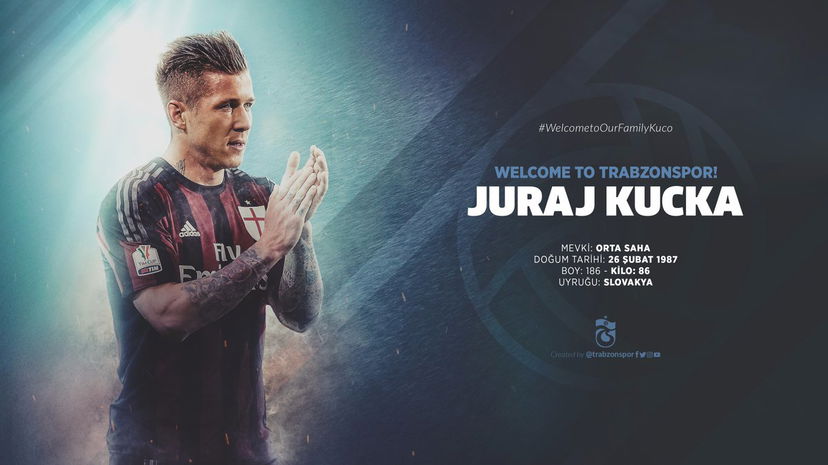Kucka riparte dal Trabzonspor: ora è ufficiale preview