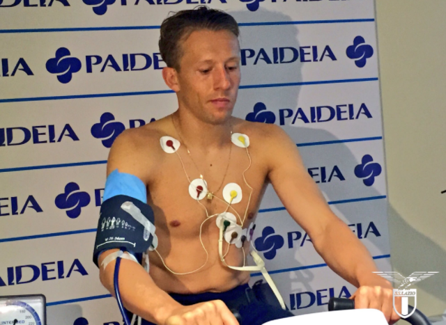 Lazio, visite mediche per Lucas Leiva. La foto preview