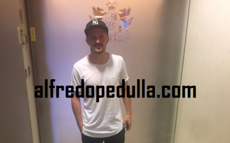 Mario Rui a Villa Stuart Napoli