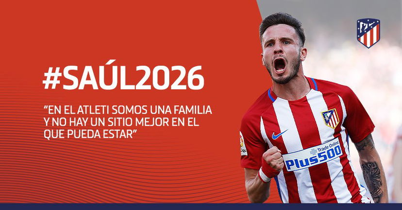 Ufficiale: Atletico Madrid, blindato Saul Niguez fino al 2026 preview