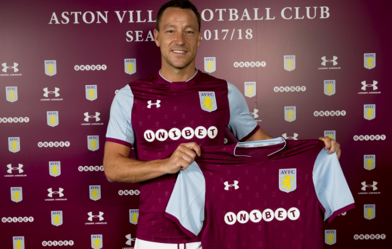 Terry annuncio Aston Villa Twitter