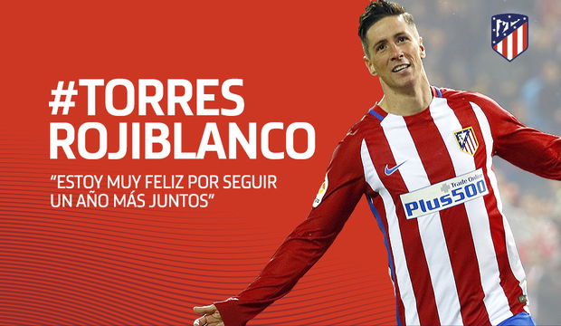 Ufficiale: Atletico Madrid-Torres, avanti per un’altra stagione preview