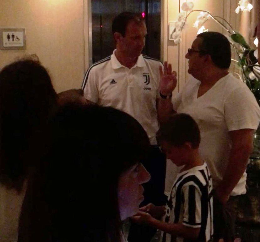 Raiola in visita alla Juve a Miami. La foto preview