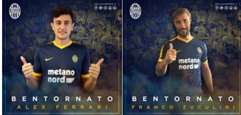 Ufficiale: Verona, tornano Alex Ferrari e Franco Zuculini preview