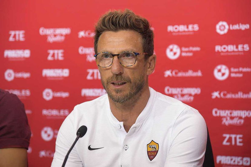 Di Francesco: “Schick ha iniziato a capire la Roma. Liverpool? Nessun timore e più attenzione” preview