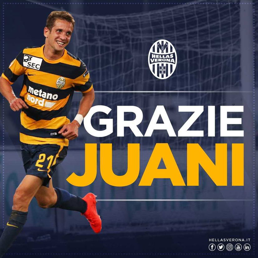 Ufficiale: il Verona saluta Juanito Gomez, risoluzione consensuale preview