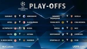Playoff Champions League 2017