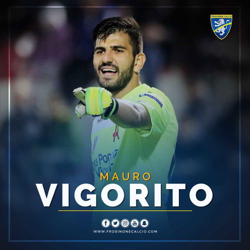 Ora è anche ufficiale: Vigorito è il nuovo portiere del Frosinone preview