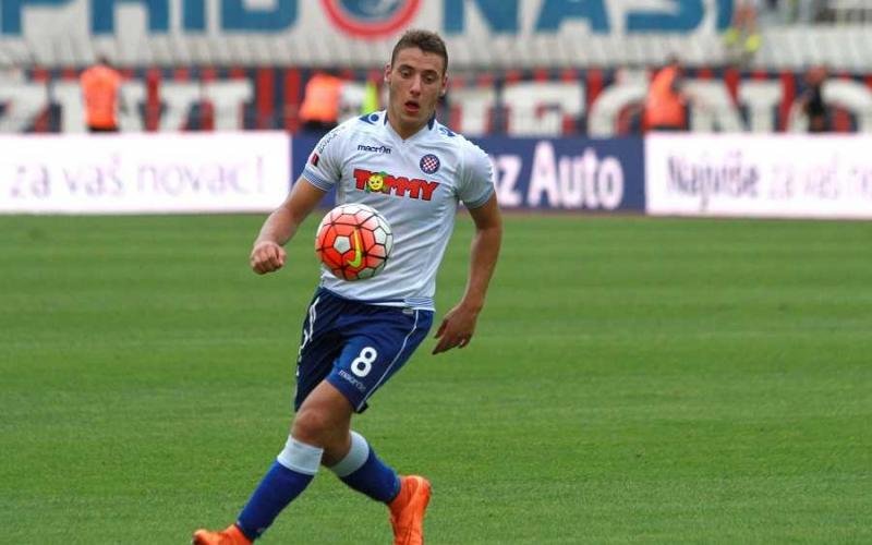 19.09.2015., Poljud, Split - Nogometna utakmica MAXtv 1. HNL, 10 kolo, HNK Hajduk - GNK Dinamo. Nikola Vlasic.
Photo: Miranda Cikotic/PIXSELL