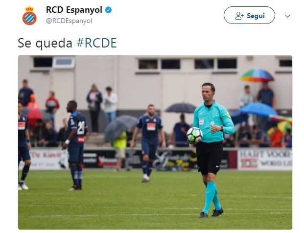 Neymar, l’Espanyol prende in giro il Barça su Twitter: “Se queda” preview