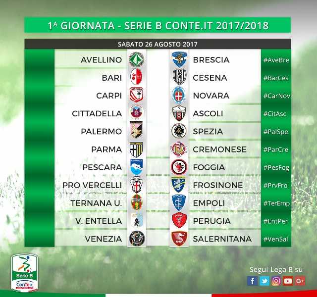 Serie B, sorteggiato il calendario: ecco la prima giornata article-post