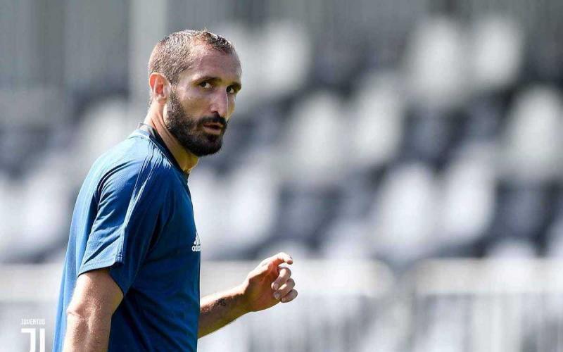 Chiellini training Foto Juventus Twitter