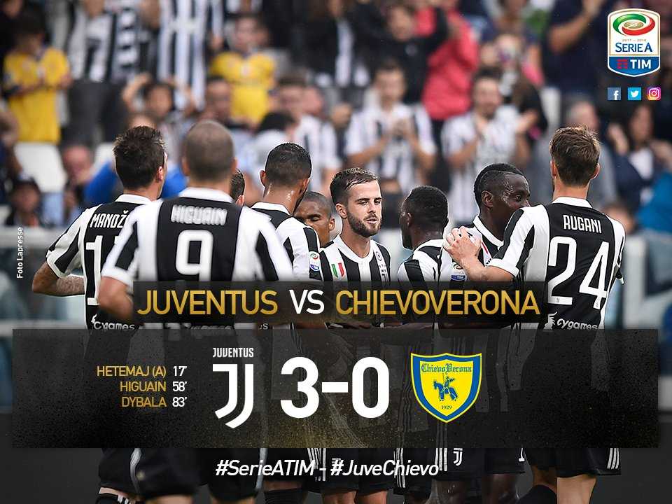 Juve, 3-0 al Chievo: decidono Higuain, Dybala e l’autogol di Hetemaj article-post