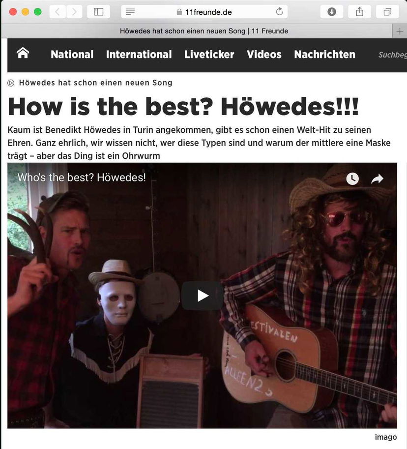 Una canzone per…Howedes: “Aiutatemi a trovare questi matti, li invito a Torino!” preview