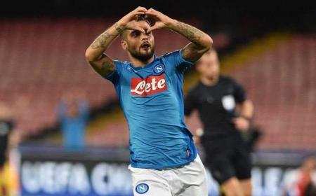 Insigne esultanza vs Feyenoord Foto Napoli Twitter