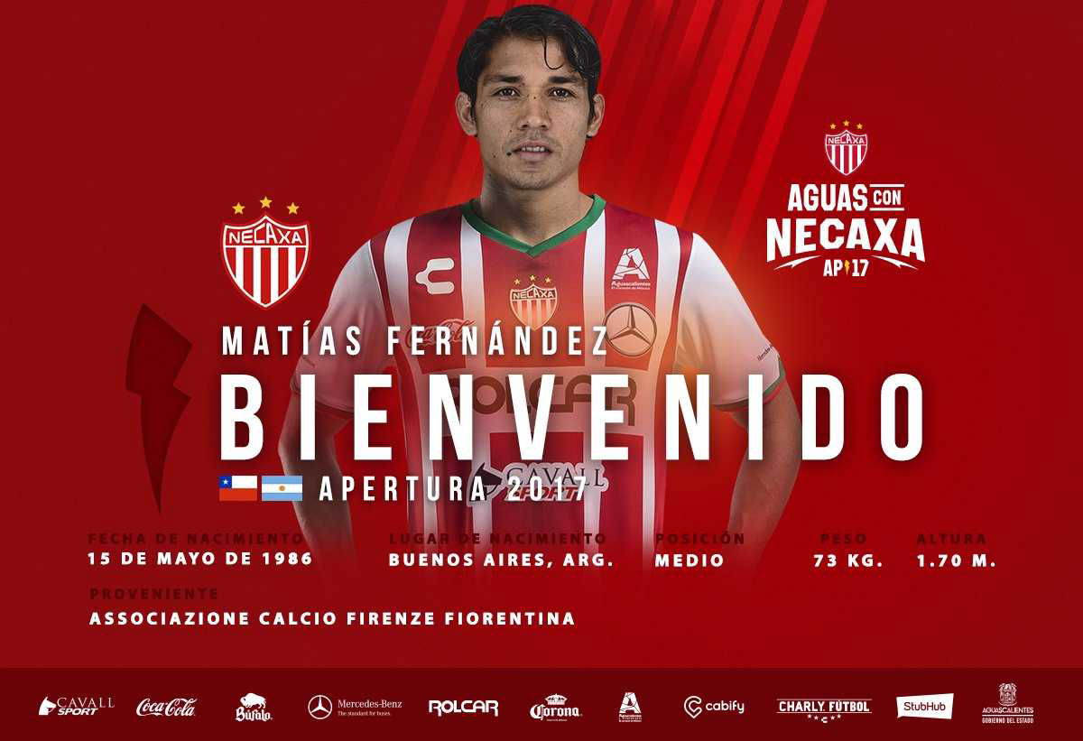 Ora è anche ufficiale: Necaxa, ecco Mati Fernandez article-post