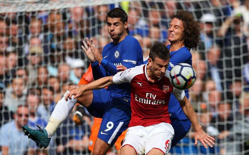 Morata David Luiz Koscielny Foto Arsenal Twitter