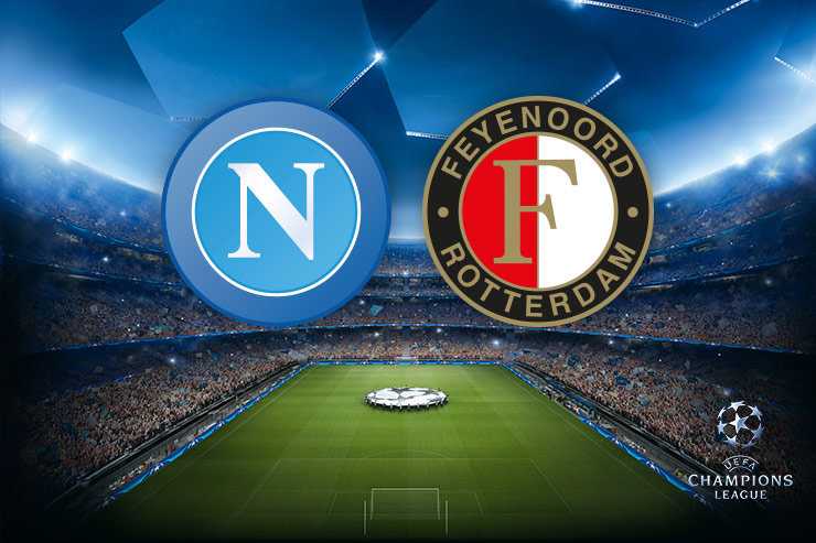 Champions League: Napoli-Feyenoord, le formazioni ufficiali preview
