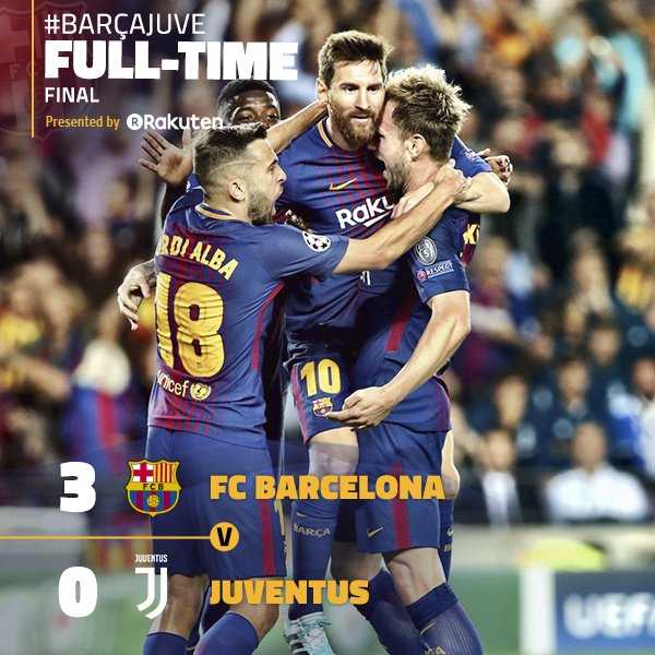 Sondaggio: Barcellona-Juve, il 54% aveva previsto la vittoria blaugrana preview