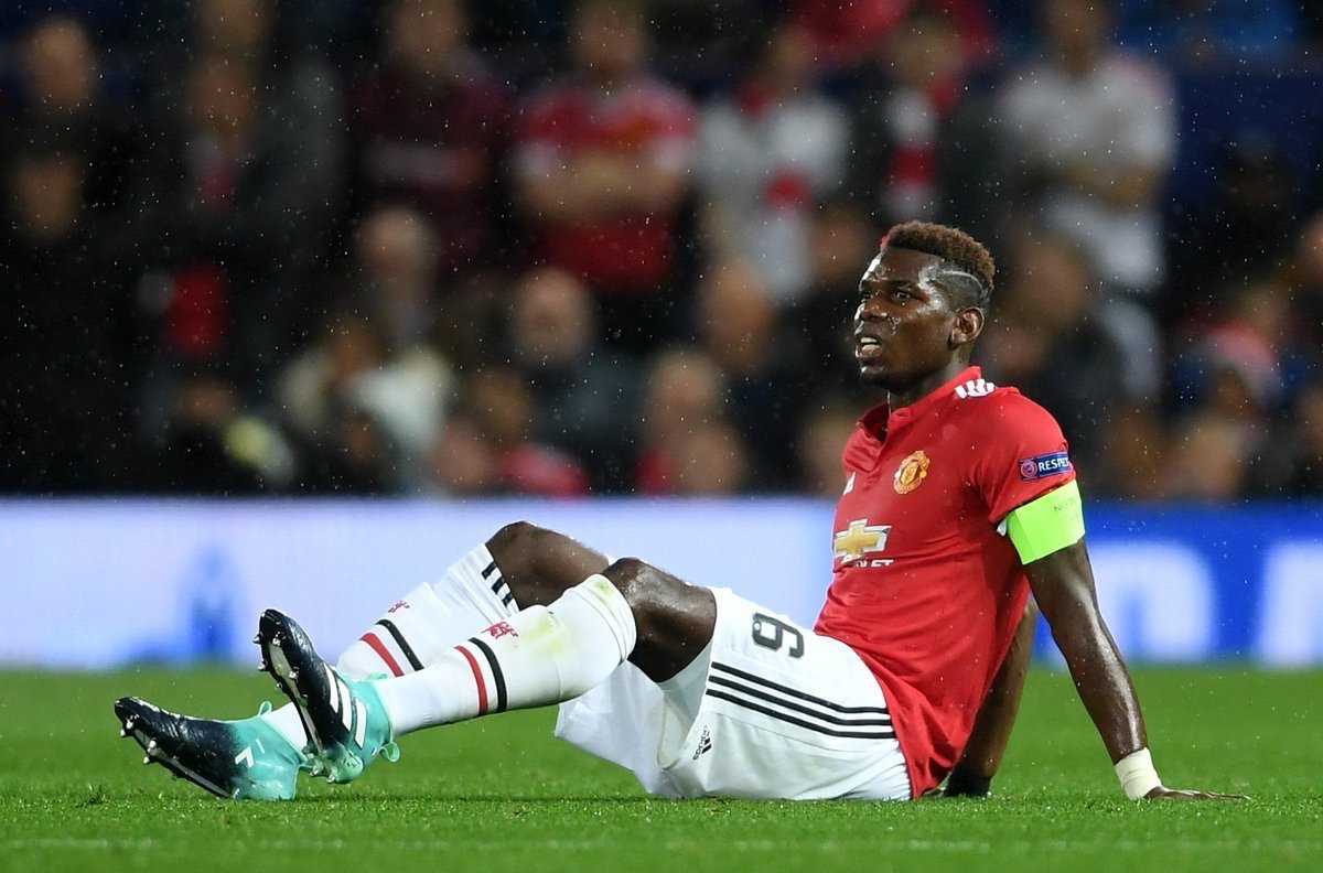Manchester Utd prima da capitano in Champions infausta per Pogba