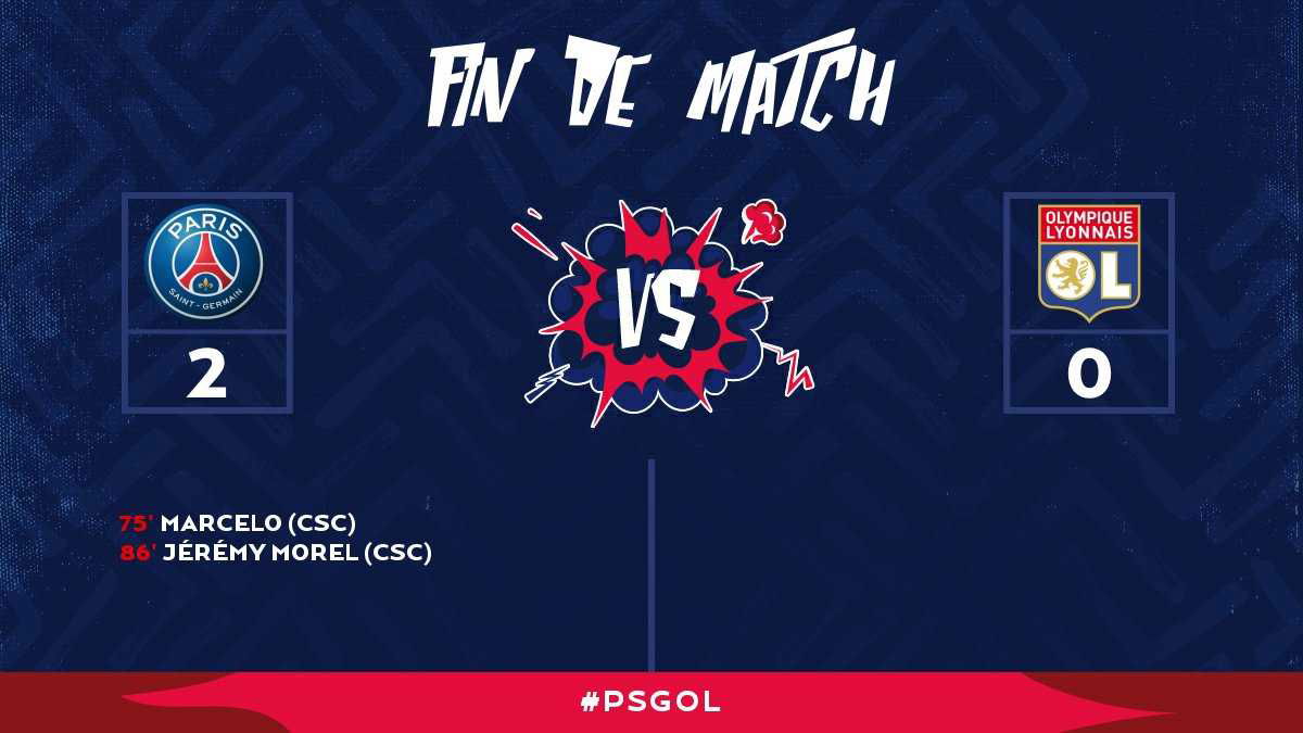 Ligue 1: il Psg resta a punteggio pieno, due autogol condannano il Lione article-post
