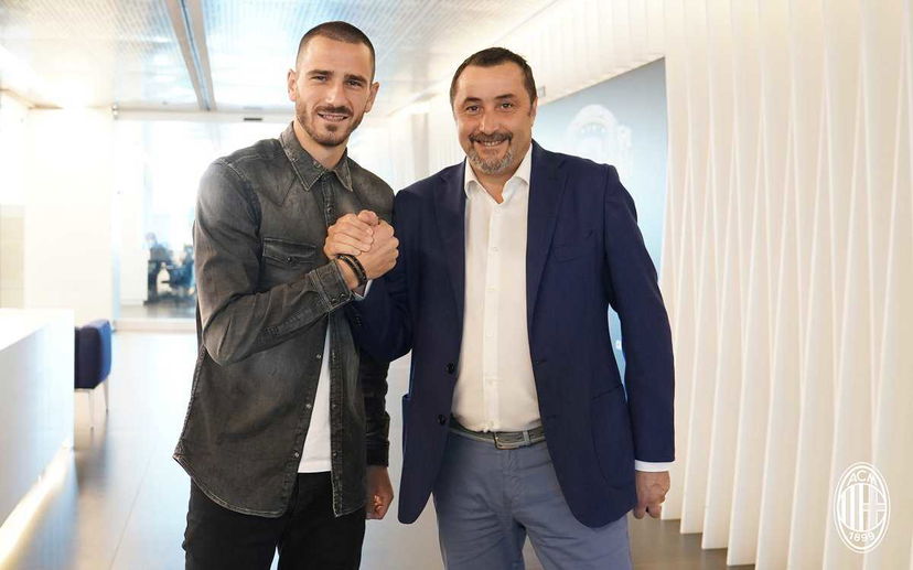 Bonucci e Mirabelli in viaggio verso Londra per il The Best Fifa. La foto preview