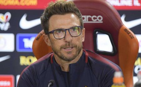 Di Francesco conferenza Foto Roma Twitter
