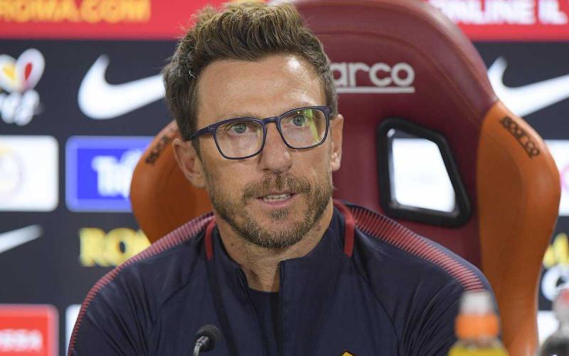 Di Francesco conferenza Foto Roma Twitter
