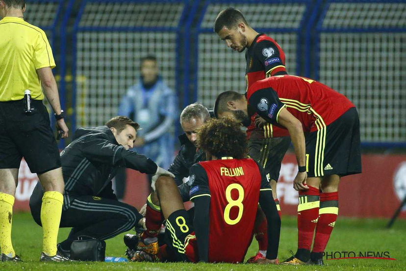 United, tegola Fellaini: distorsione al ginocchio per il belga preview