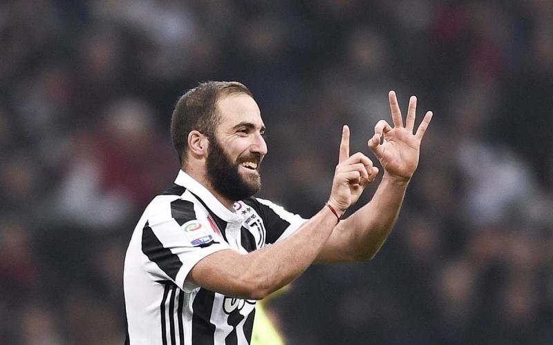 Higuain esultanza Foto Juventus Twitter