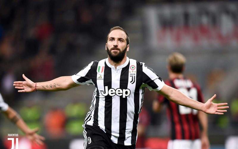 Higuain gol vs Milan Foto Juventus Twitter