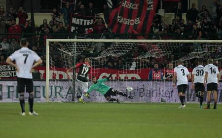 Mazzeo gol Foto Pro Vercelli Twitter