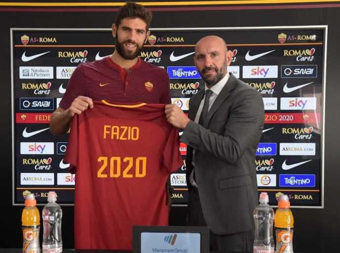 Monchi: “Contento per il rinnovo di Fazio, è un nostro pilastro” preview