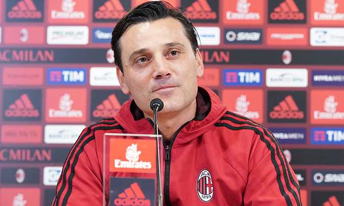 Montella conferenza sito ufficiale Milan