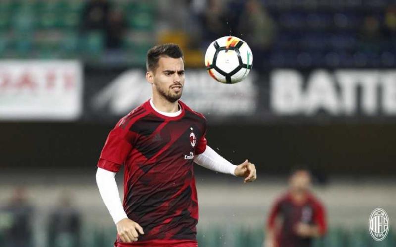 Suso training Milan Twitter