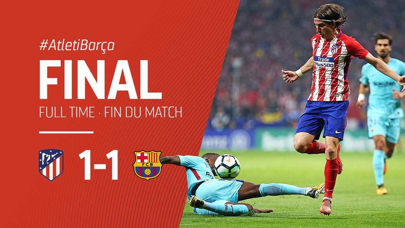 Barcellona, il primo pareggio arriva in casa Atletico: Suarez risponde a Saul Niguez preview