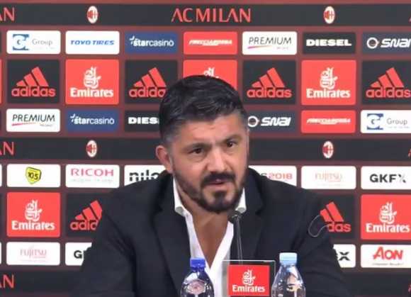 Gattuso conferenza presentazione Milan Twitter