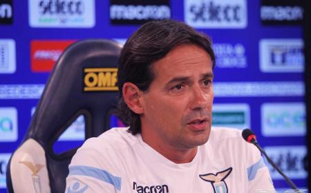 Inzaghi Simone conferenza pre derby Foto Lazio Twitter