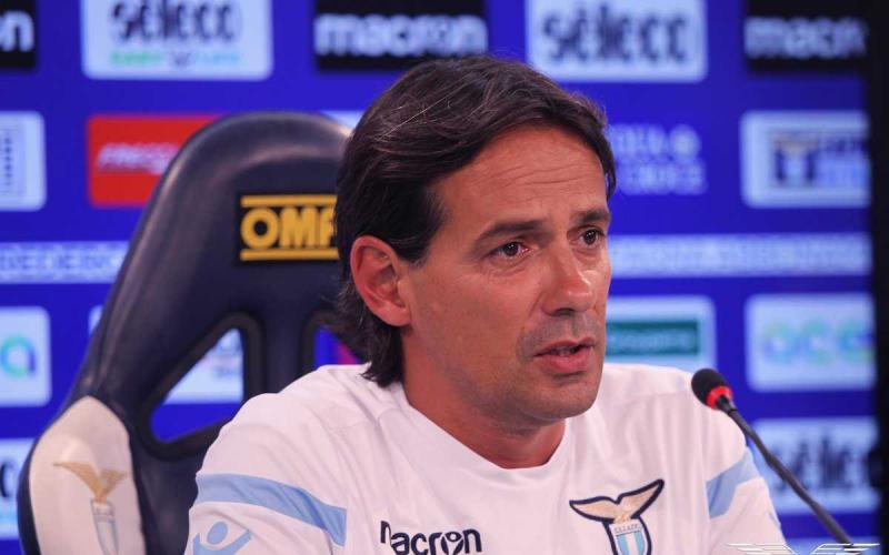 Inzaghi Simone conferenza pre derby Foto Lazio Twitter