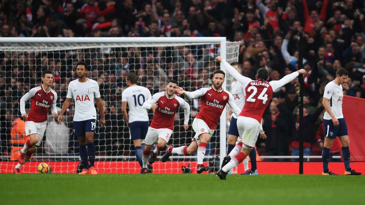 Premier: Mustafi-Sanchez e l’Arsenal fa suo il derby contro il Tottenham article-post