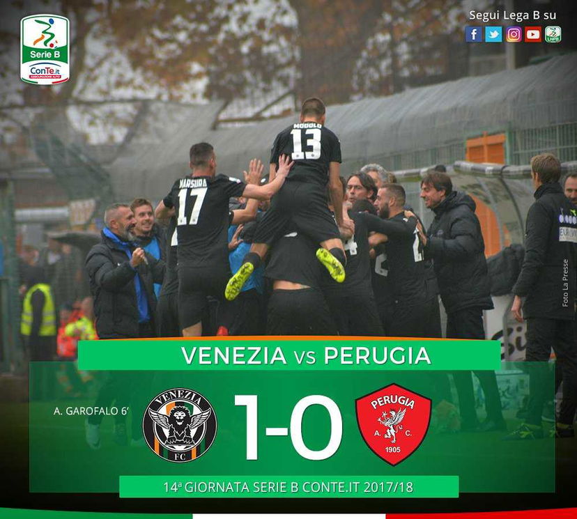 Serie B: il Venezia supera il Perugia, 1-0 firmato Garofalo preview